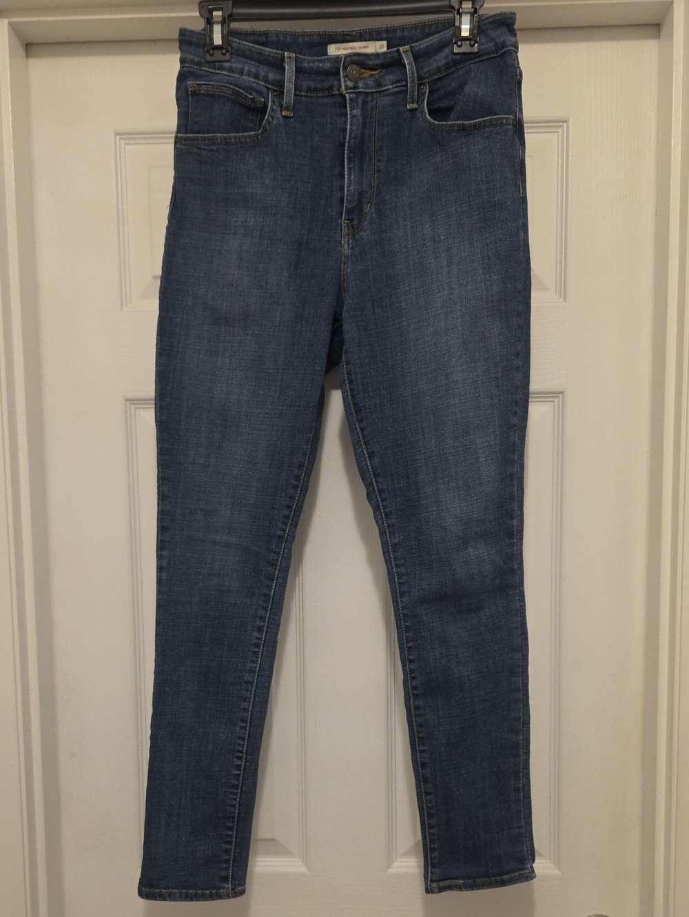 Levis Women's 721 High-Rise Skinny Jeans Blue - Size 31